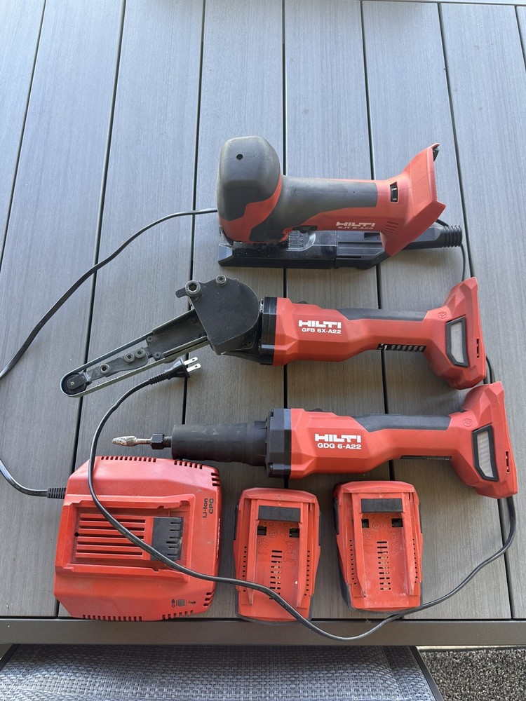 Hilti Professional Tool Bundle – Die Grinder, Bandfile Sander, Jigsaw