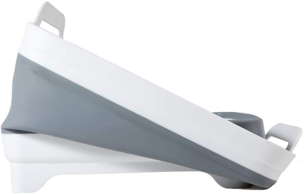 2.4 Gal(9L) Collapsible Dish Basin with Drain Plug,Space Saving Multiuse Foldabl