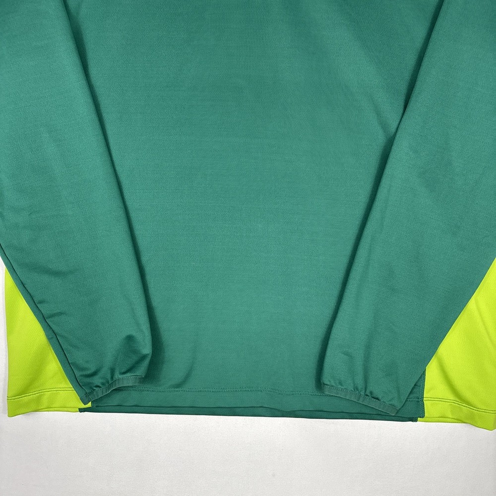 Master's Tech 1/4 Zip Jacket Men's XL Green Performance Stretch Golf Pullover