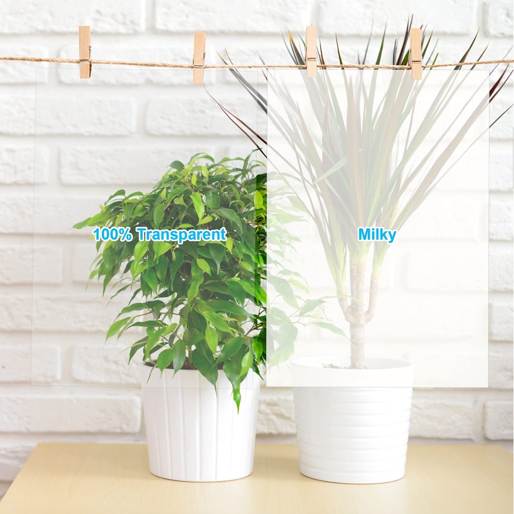 25 Pack Printable Clear Transparency Sheets Inkjet Transparency Film Sheets