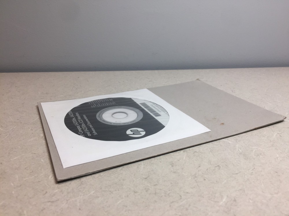 HP Compaq LA2006x lcd monitors cd kit 630581-B22 software and documentation