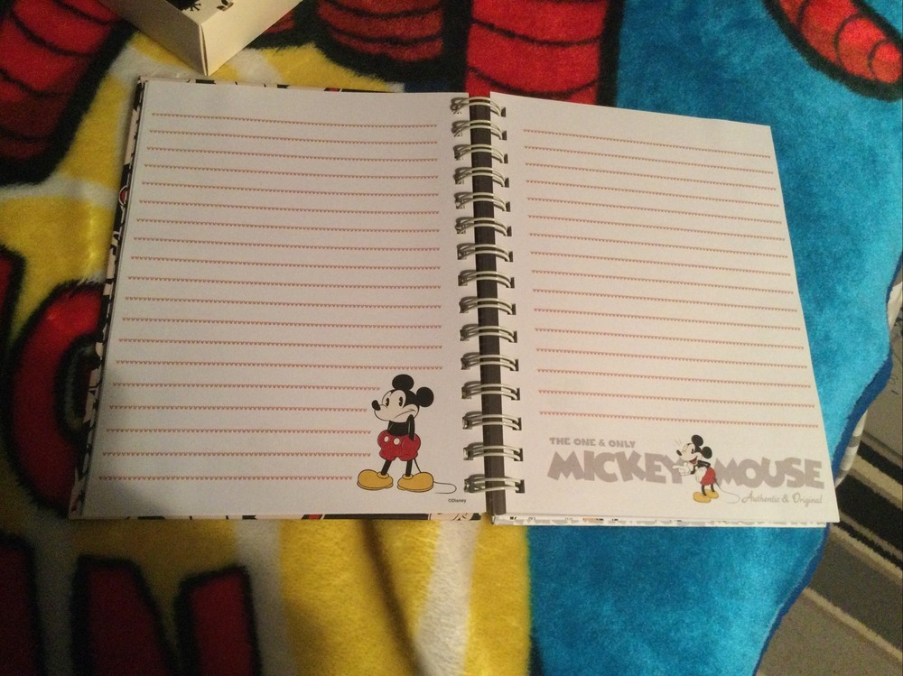 DISNEY PARKS MICKEY A5 DOUBLE SIDED NOTEBOOK NEW
