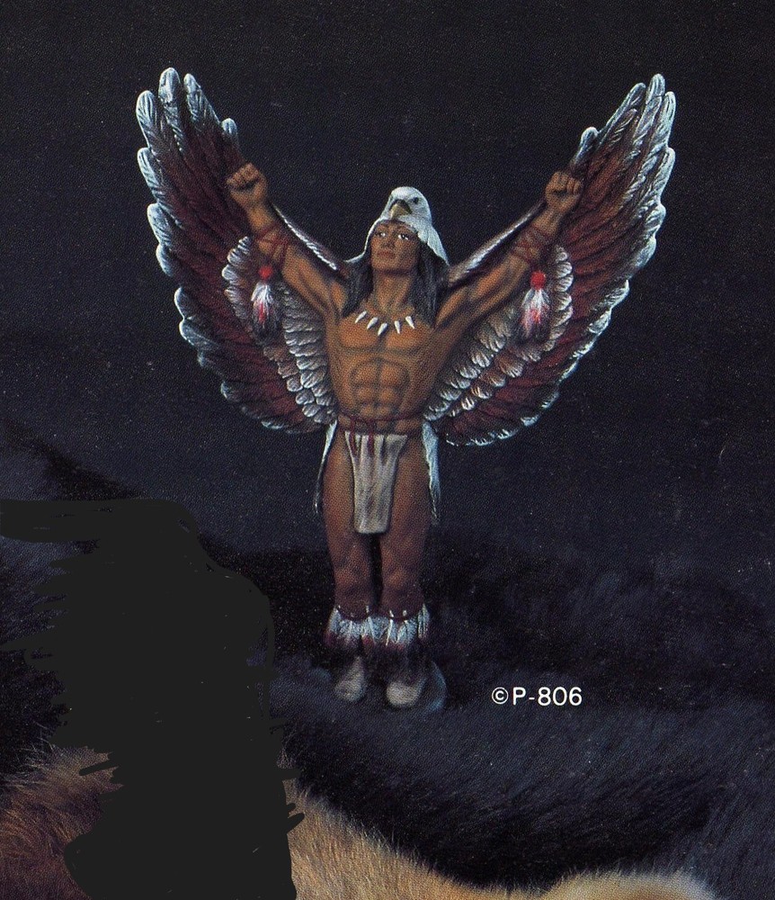 ~Provincial Ceramic Bisque Indian Eagle Dancer Ready to Paint~