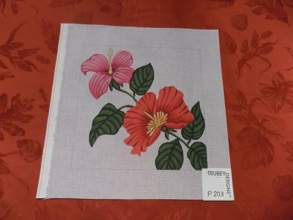 HAND PAINTED HYBISCIS