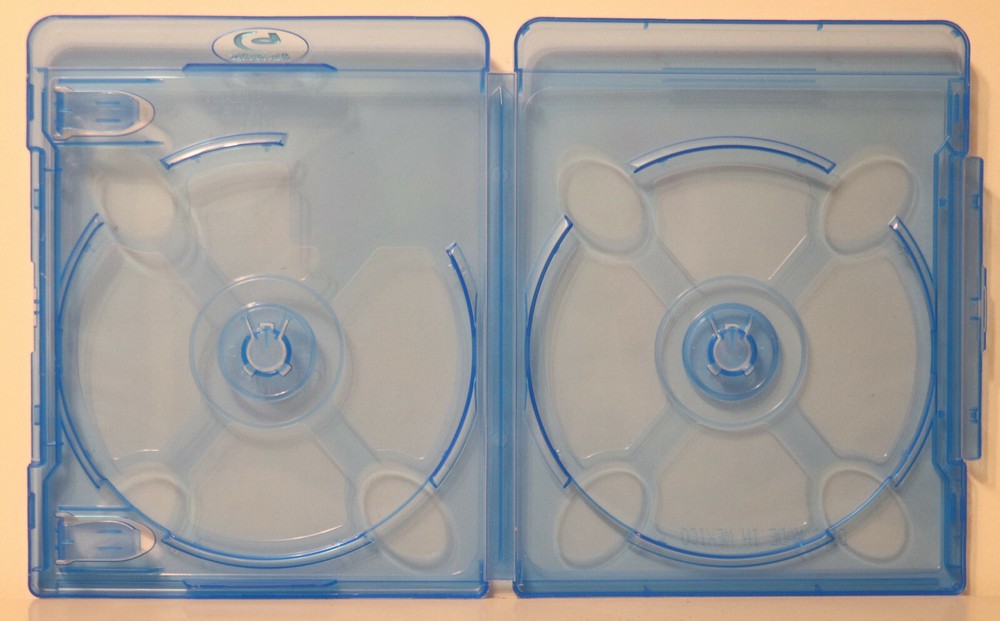 Genuine Vortex Eco-Lite 2-Disc 11mm Blu-ray Replacement Case Shell w/ Latch USED