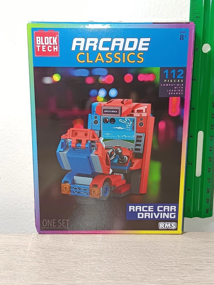 *FREE SHIP* RACE CAR DRIVING Arcade Classics Block Tech Brick Set