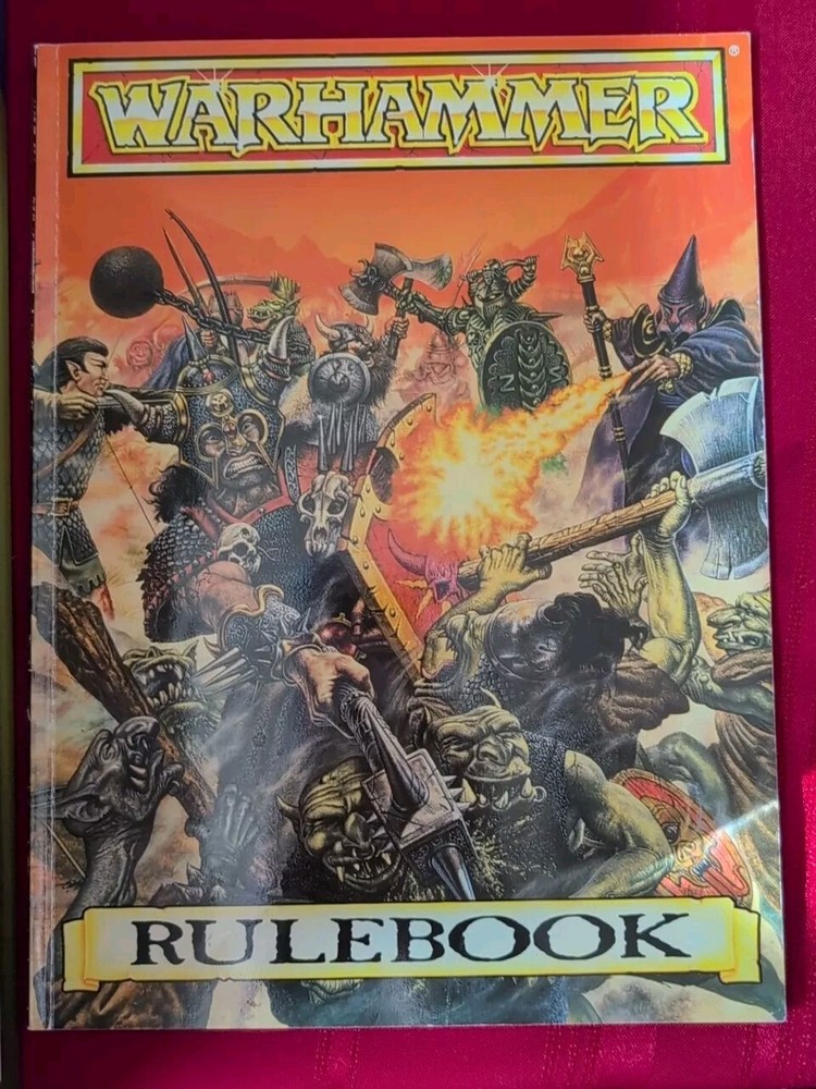 Warhammer Games Workshop Rulebook Book Vintage 1992