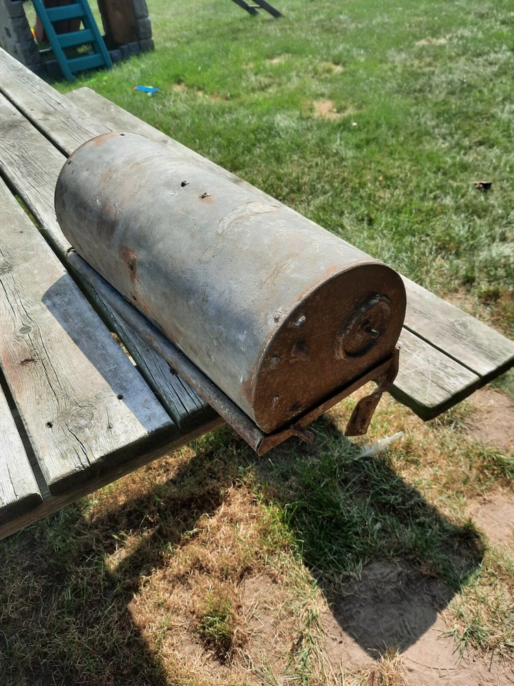 SOLID ANTIQUE 1901 CENTURY POST CO. MAILBOX IRON/STEEL TECUSEH MI