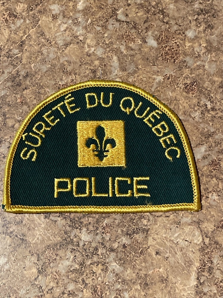 Police Patch - Surete Du Quebec - Canada