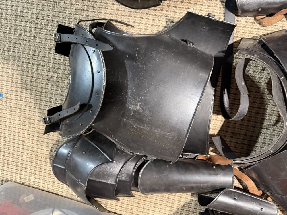 Blackened Suit Of Armor