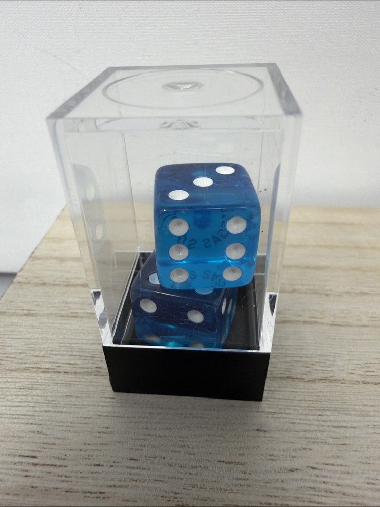 AUTHENTIC TABLE PLAYED 19mm CASINO CRAPS DICE