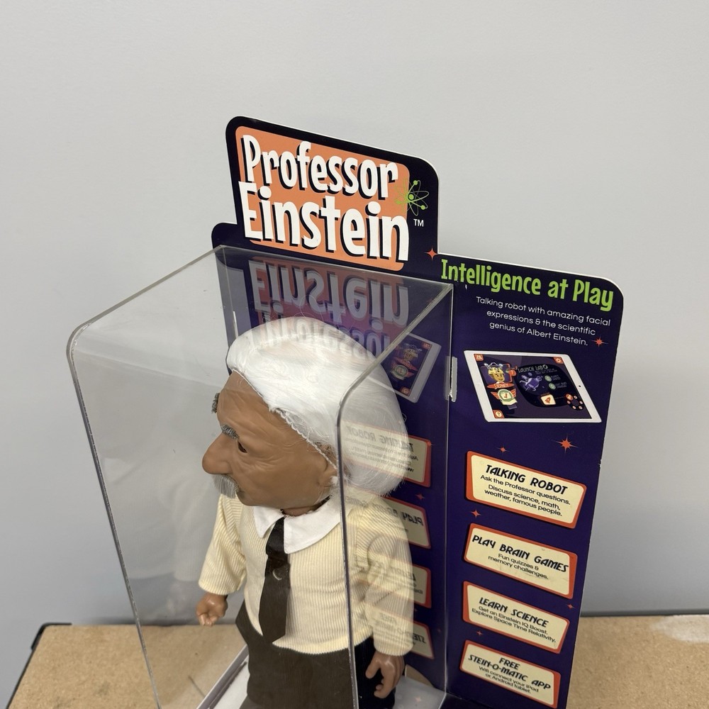 Professor Einstein Robot Hanson Robotics Interactive Tutor Genius STORE DISPLAY