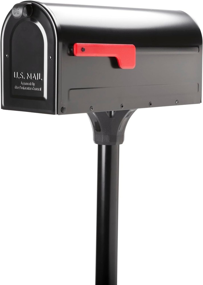 Architectural Mailboxes 7680B-10 MB1 Mount Mailbox and Medium, Black