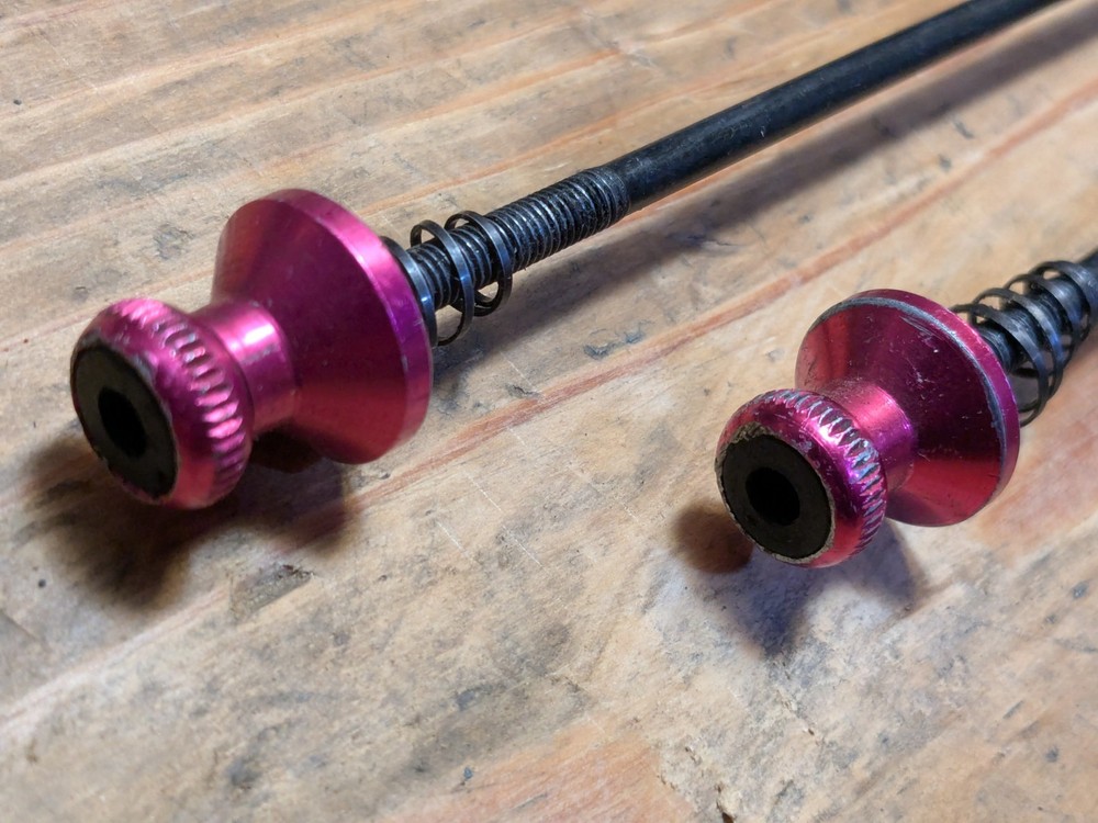 Tranz-X Quick Release Skewer Set Pink