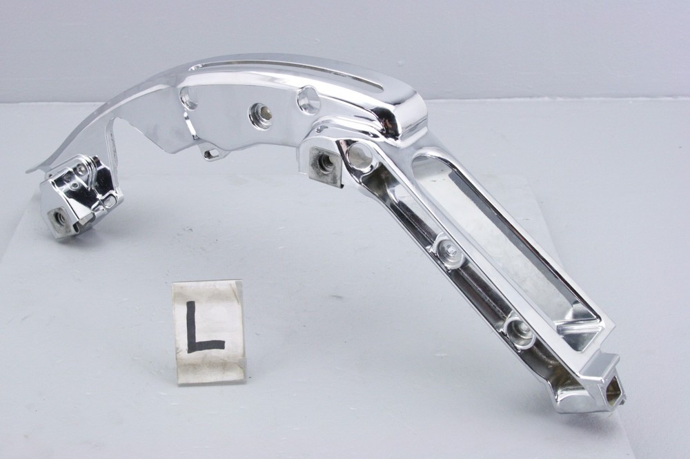2017 Harley Street Glide Saddlebag Support Mount Bracket Set CHROME #4127