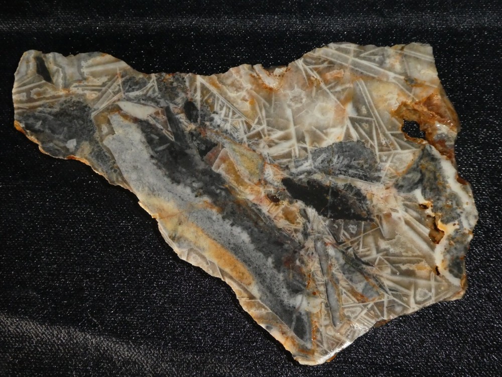 Whyoo Agate-6 3/4 "  x 4 3/4 "--rough, cabbing, display.