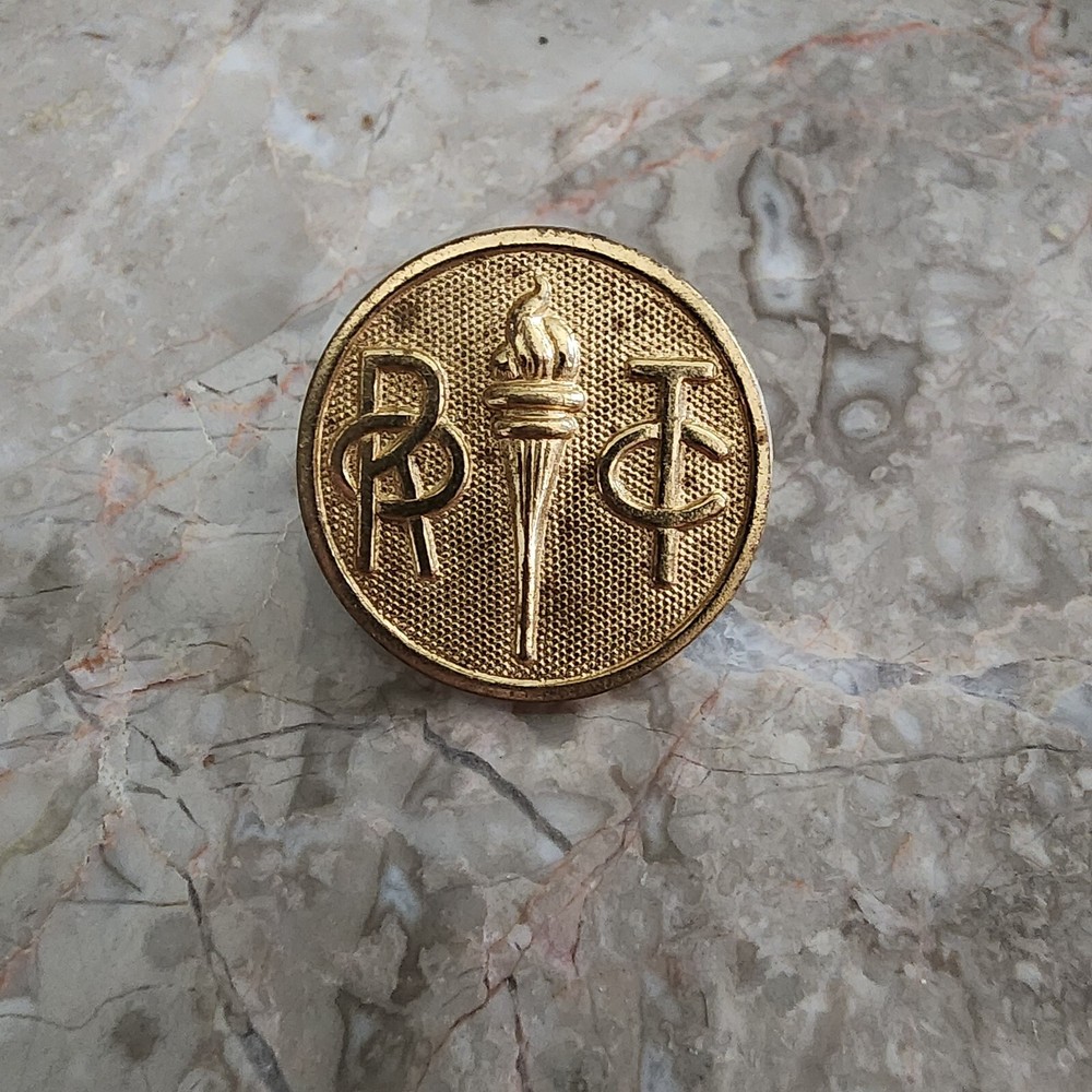 ROTC Torch Pin Gold Tone