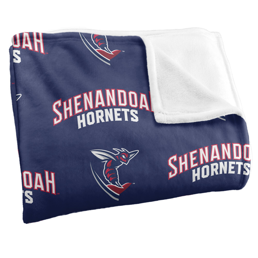 Shenandoah University Logo Pattern Silky Touch Super Soft Throw Blanket