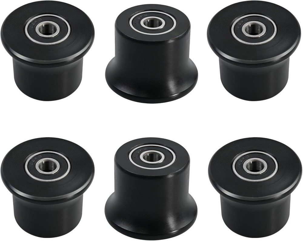 6 Rolling Seat Trolley Wheels,Sliding Bracket Roller, Compatible with...