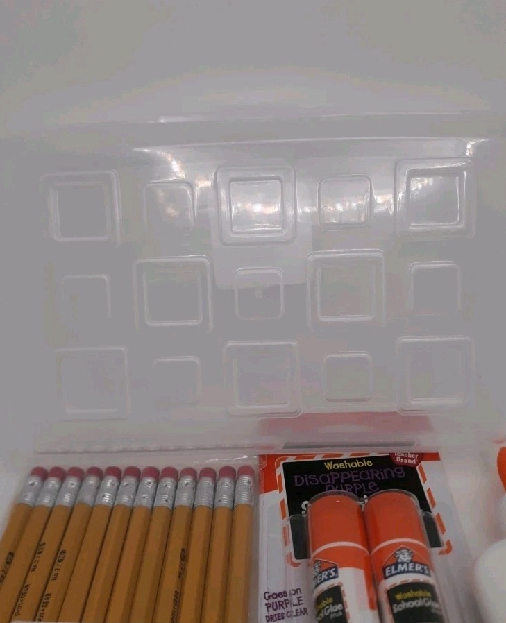 Schools Supplies Bundle kit (w/ Pink Scissors)