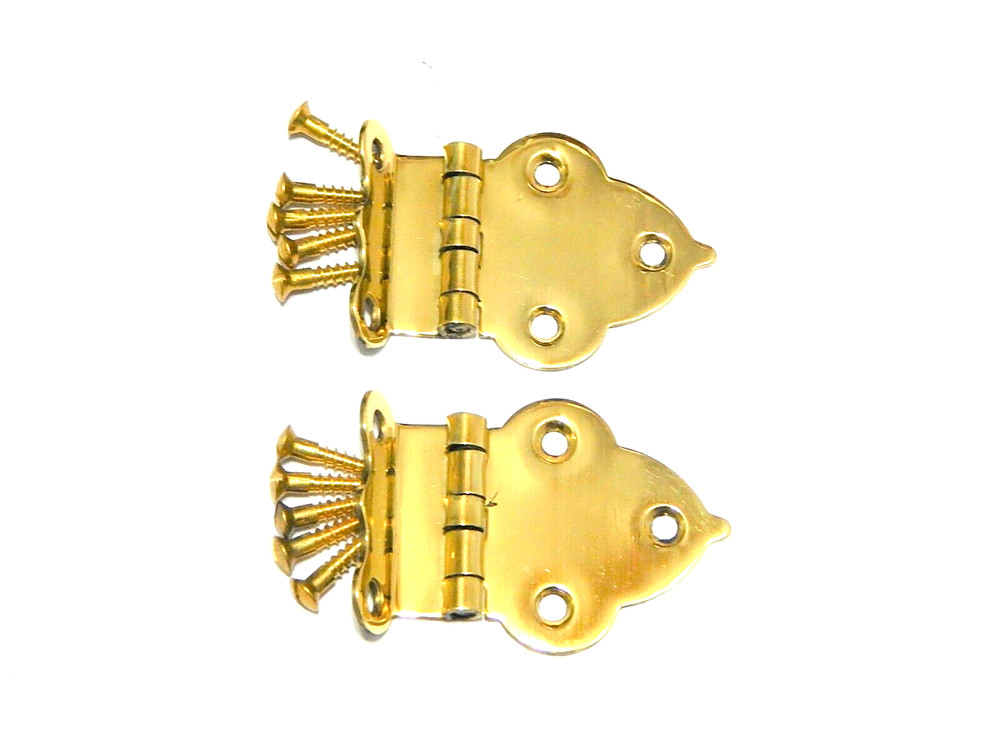 Hoosier Cabinet Hardware Hinge Sellers Offset Solid Brass