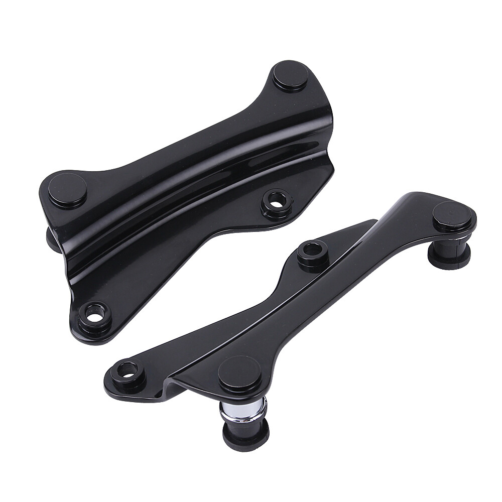 For 14-23 Harley Touring Quick Release Two-up Tour Pack Rack Mount + Docking Kit