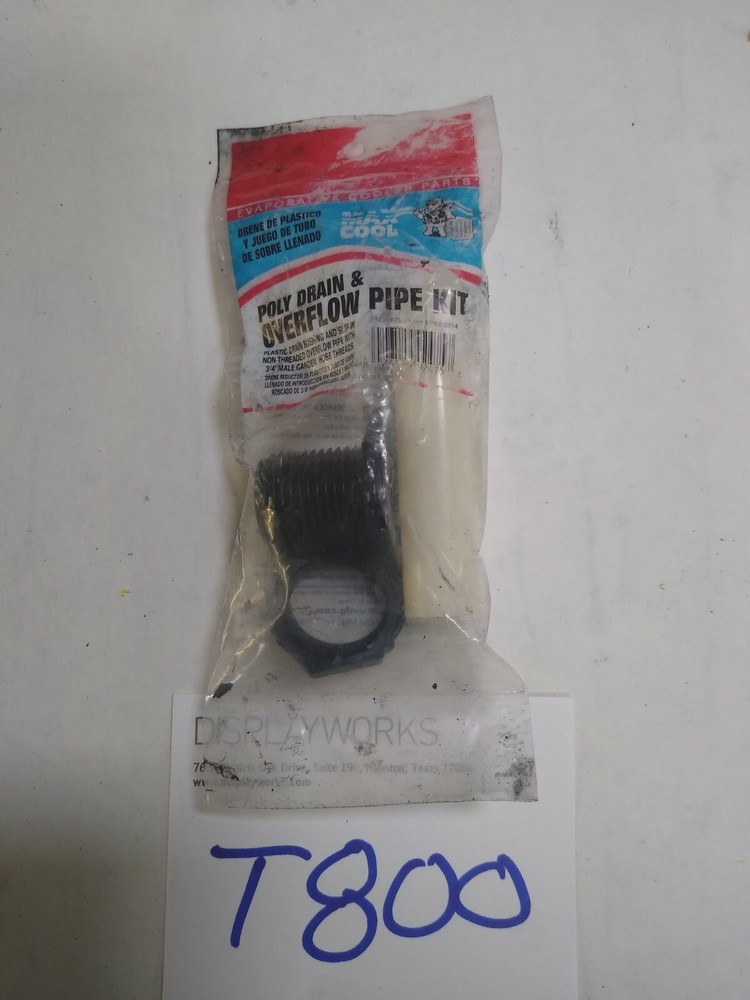 Dial 92475 Poly Drain/Smooth Overflow Pipe Kit