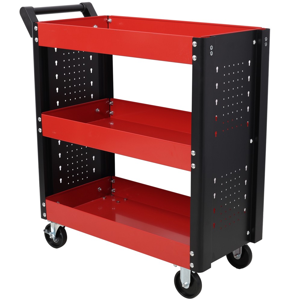 Tool Cart with Hooks Three-Tier