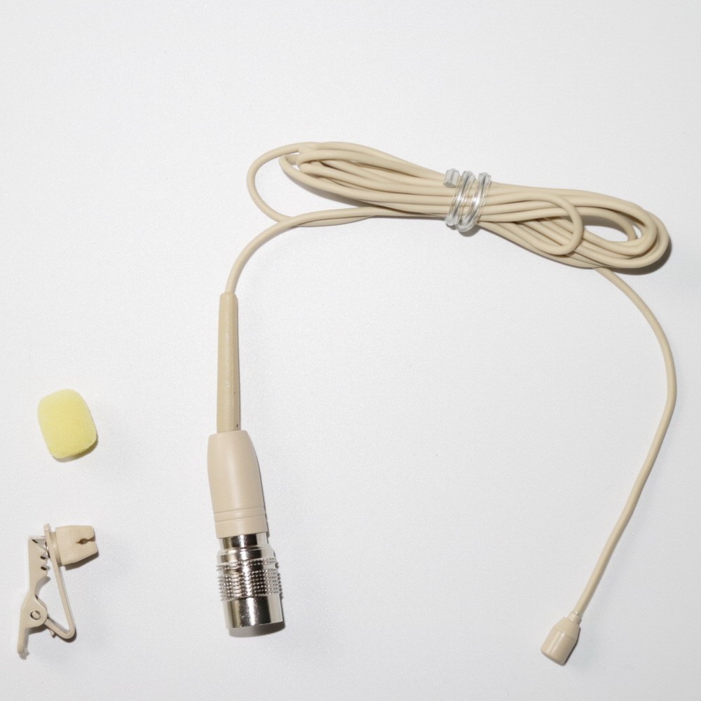 Mini Authentic Clip-On Lavalier Microphone For Audio Technica Wireless Mic Belt