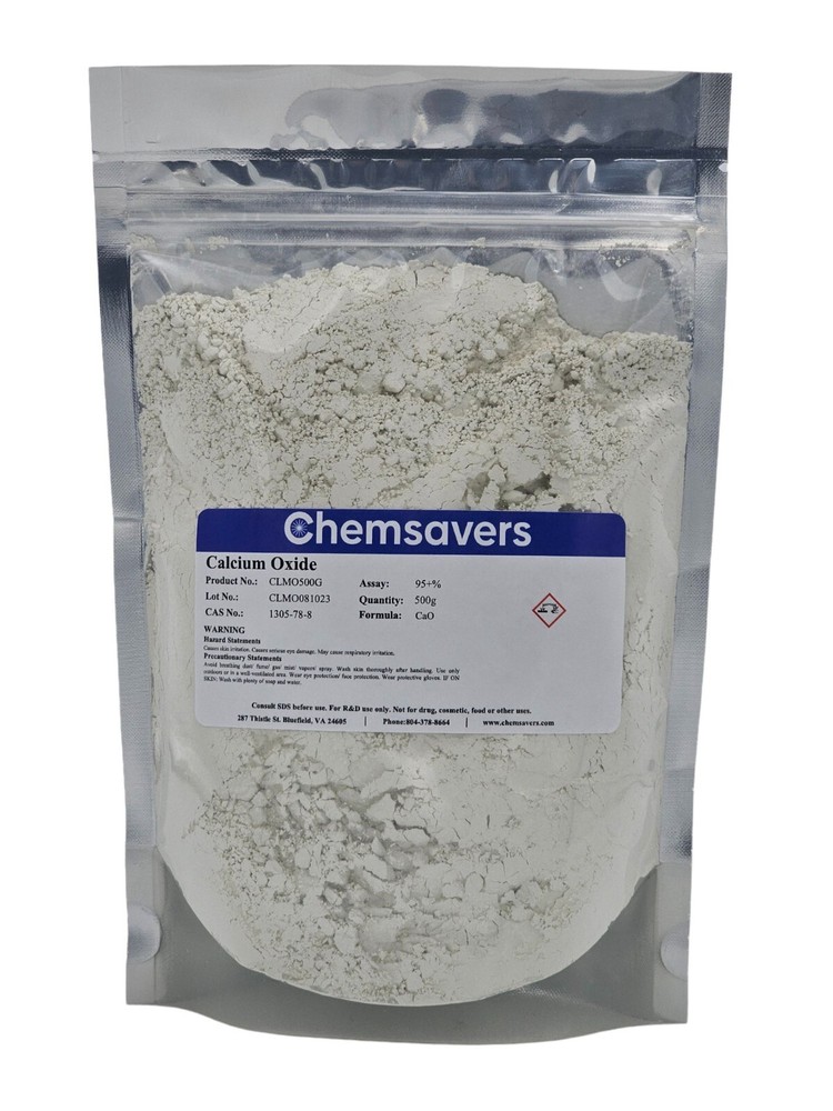 Calcium Oxide, 95+%, 500g