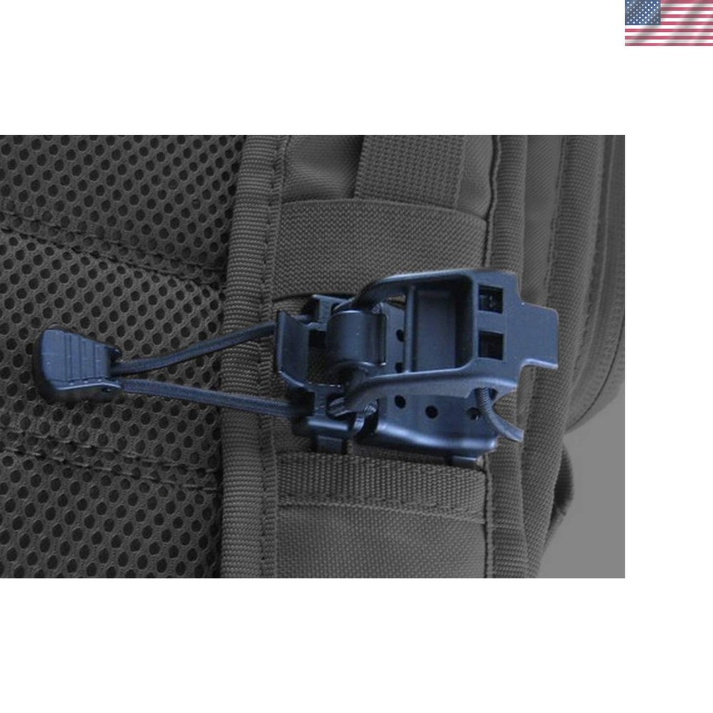 Multipurpose Tactical Gear Clip - Lightweight Fastener for Backpacks