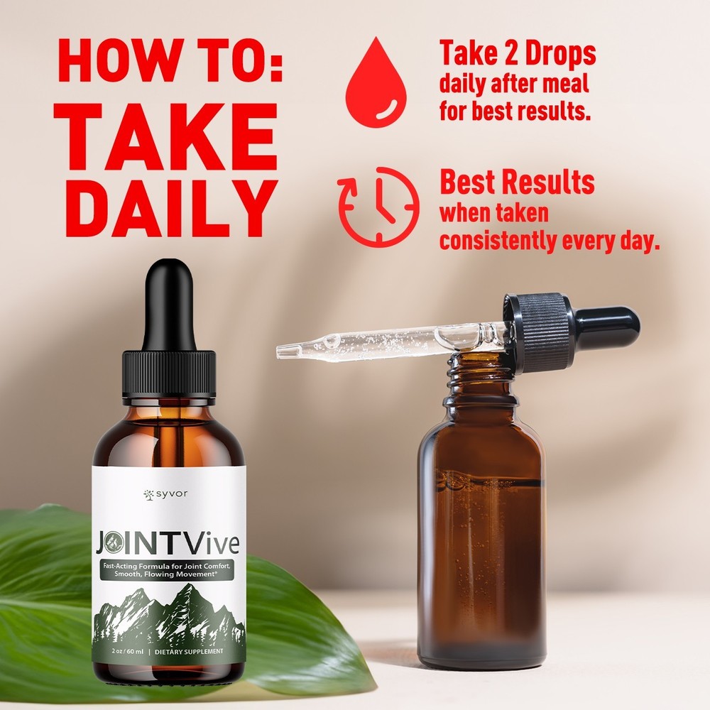 (1 Pack) Joint Vive Drops Advanced Joint Support Vitamin Supplement 30 Servings