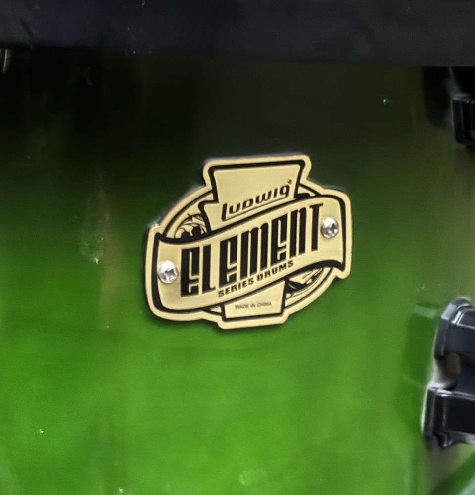 Ludwig Element Evolution 100th 12 x 9" Rack Tom Drum Green Fade