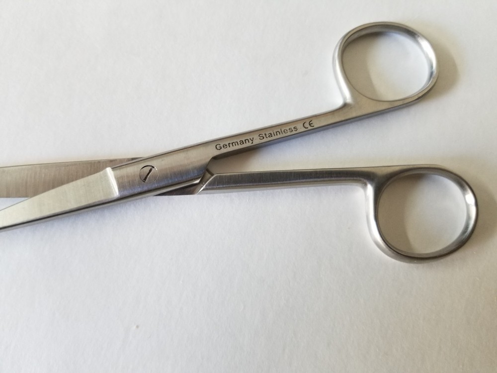 OPERATING SCISSORS 5.5" STRAIGHT TIP SHARP BLUNT GERMAN STAINLESS STEEL CE