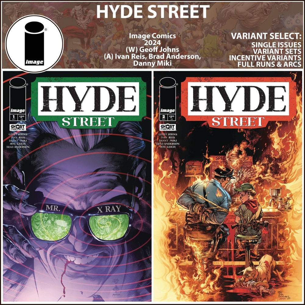 Hyde Street (2024) #1 2 Image Comics Ghost Machine COVER SELECT