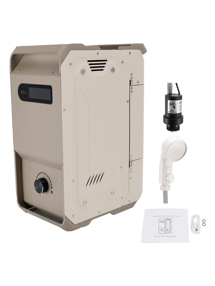 Portable Water Heater For RV Camping 7800mAh 3.3h Rechargeable Camping Cleaning