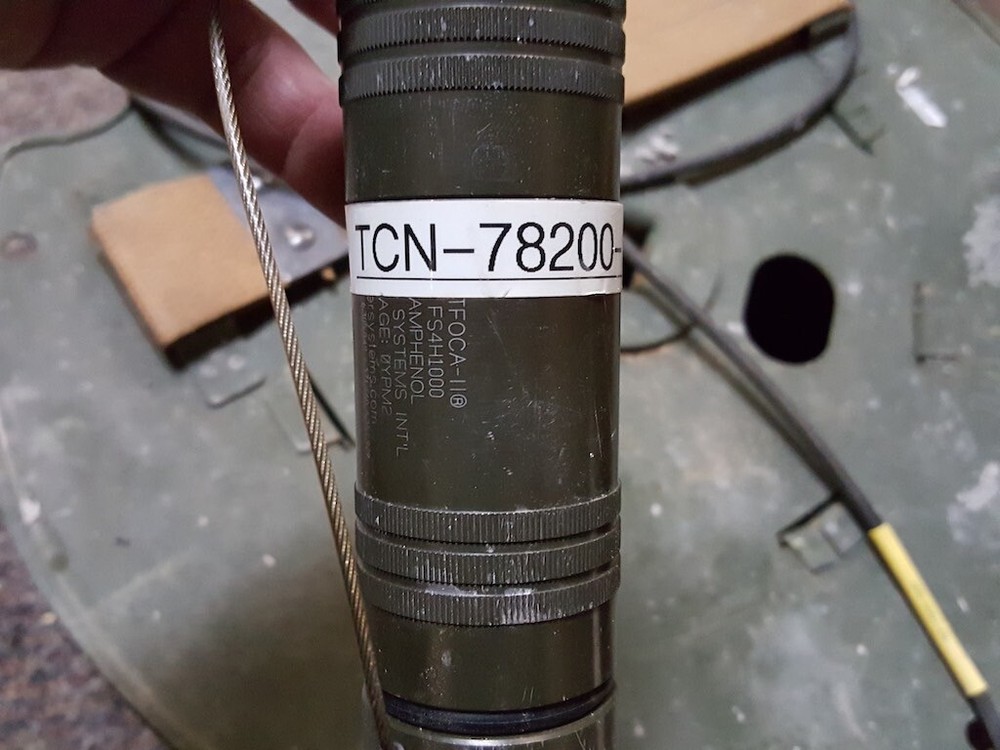 APPLIED OPTICAL SYSTEMS TFOCA II Fiber Optic Reel and Connector