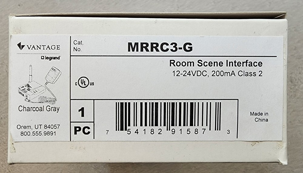 Legrand WattStopper MRRC3-G Wireless Room Scene Interface