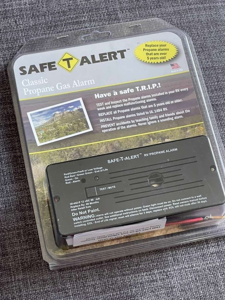 MTI SafeT Alert 30 Series | Model 30-442-P-BL | Propane Alarm Flush Mount 12V