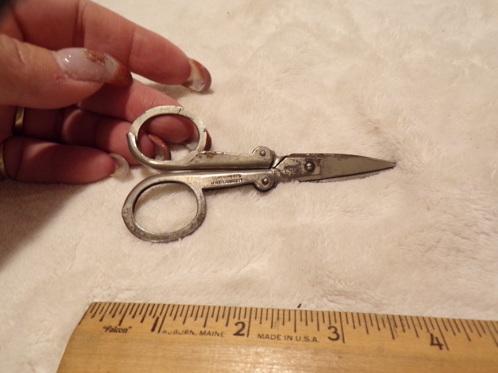VTG Mini Folding Scissors Compliments J&EB Garrett