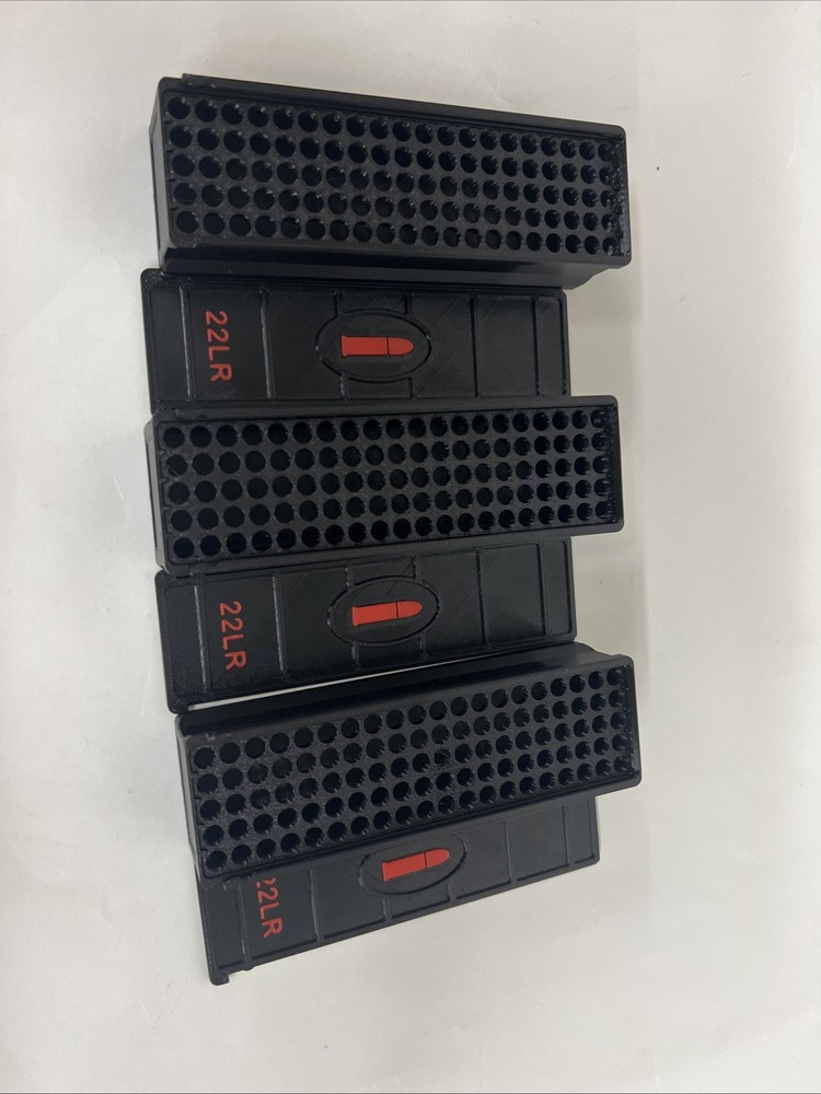 Stackable 22LR Ammo Box 100rd Capacity (3 Pack)