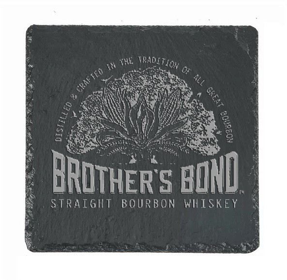 BROTHER'S BOND Whiskey Slate Coaster