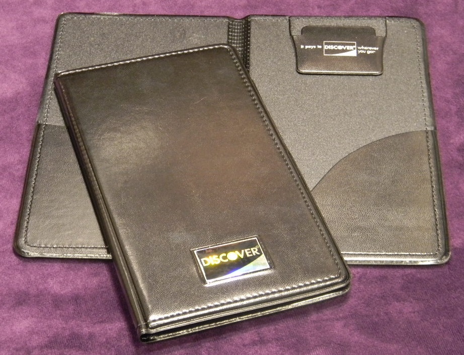 NEW 5 PCS DOUBLE PANEL CHECK PRESENTER DISCOVER RESTAURANT SERVER BOOKS LOT