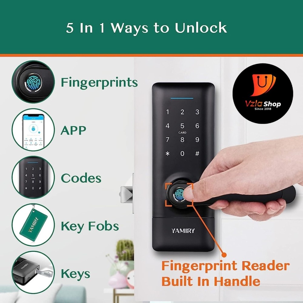 Keypad Smart Door Lock with Handle