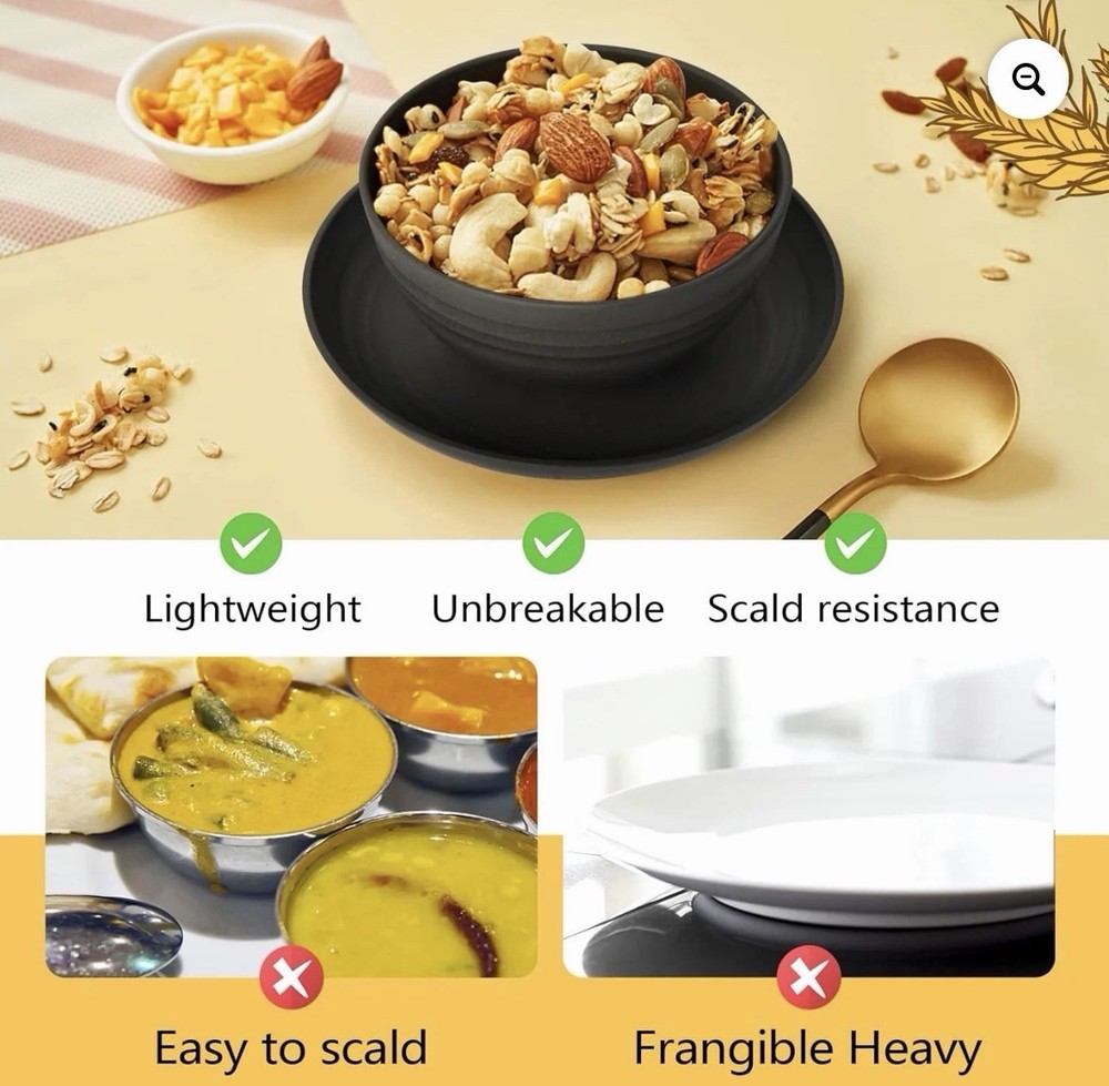 TINANA Wheat Straw Dinnerware Set