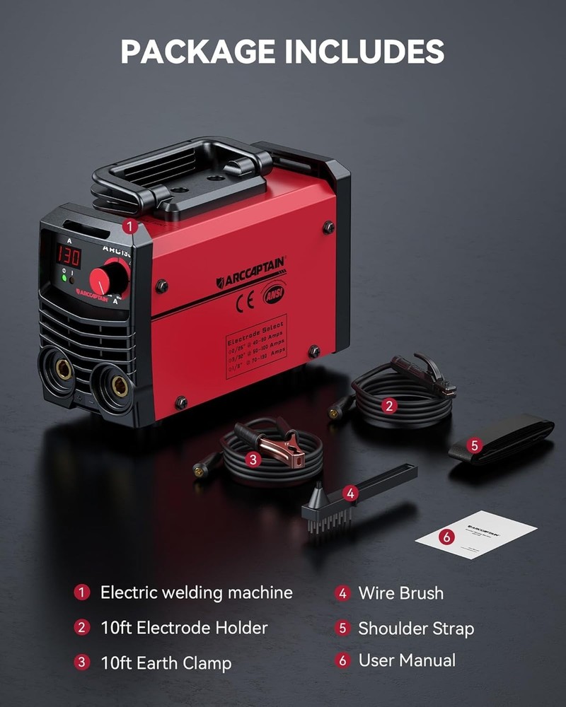 User-Friendly Portable 110V Welding Machine with IGBT Technology & Accessories