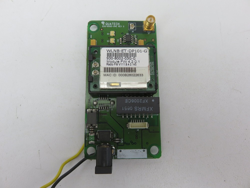 Quatech B&B Electronics 830-8000-04G RF Transceiver Module RP-SMA Chassis Mount