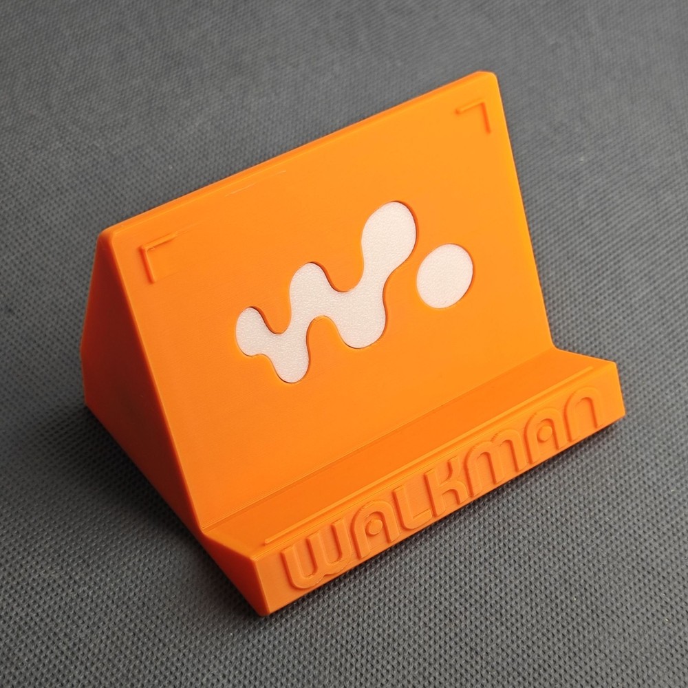 3D Printed Sony Tape CD Player MD Walkman Display Stand Base