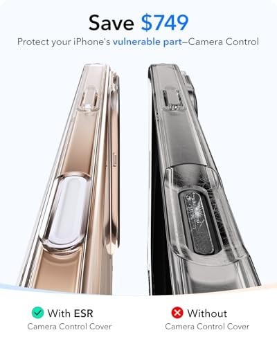 ESR for iPhone 16 Pro Case, Camera Control Button Compatible with MagSafe, Milit