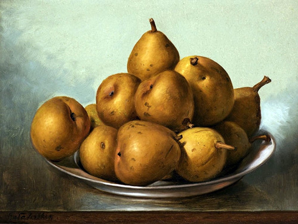 Still Life With Pears Accent Tile Mural Kitchen Bathroom Backsplash Ceramic 8x6
